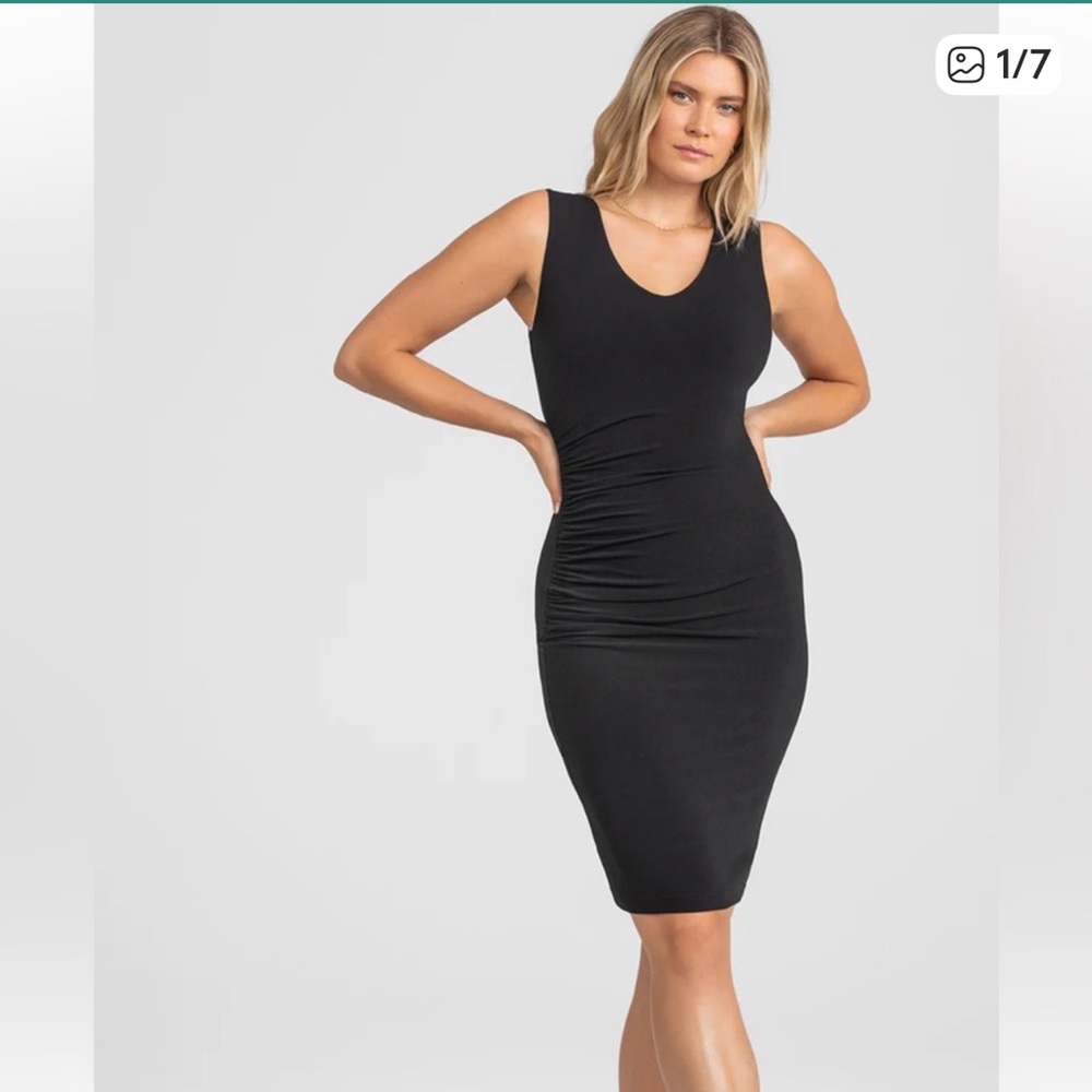 Honeylove Innerpower Black Sleeveless dress Size XL